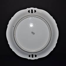 PK Silesia Rose Plate: Scalloped Edge Cottage Decor - Etsy