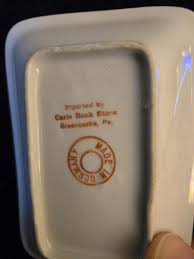 OLD SOUVENIR CHINA DISH CONOCOCHEAGUE CREEK BRIDGE GREENCASTLE PA PENNSYLVANIA | eBay