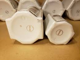 1920's Canister Porcelain Rose's Black White Stripes Germany 6 PC Set w/Lids | eBay