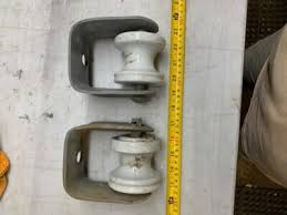 Porcelian Power Pole Insulators with U Shaped Brackets (2) | eBay