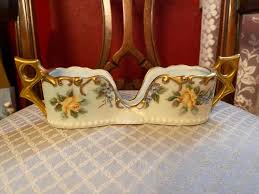Antique Floral Spoon Rest - Etsy