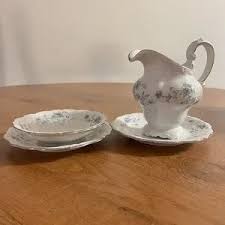 Johann Haviland | Dining | Rare Find Johann Haviland Bavaria Vintage Blue Garland Dessert Set | Poshmark