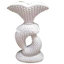 Spectacular Stunning Large Sparking Centerpiece Footed Vase ...