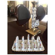 Antique Klemm Dresden HandPainted Porcelain Toast Rack ...