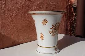 HEREND Waldstein Brown Porcelain Vase Hungary Artist Signed ...