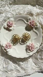 VINTAGE SONIA RYKIEL Logo clip on earrings | eBay