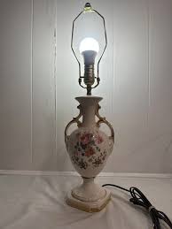 Antique Floral Lamp In Antique Lamps | eBay
