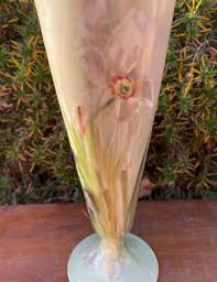 Antique Tressemann & Vogt Limoges France Hand Painted White Lily Vase With Gold Trim - Etsy