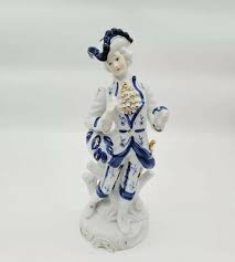 UOGC 11.5" Vintage Englishman Figurine Made In Taiwan Blue ...