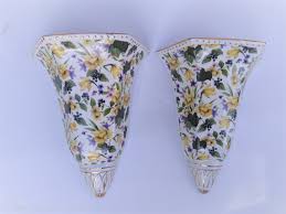 Ceramic Wall Pocket Formalities Daffodil Chintz Collection ...