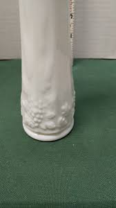 Westmoreland Panel & Grape Milk Glass Swung Bud Vase 10 ...