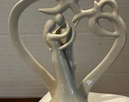 Vintage Porcelain Bride & Groom Wedding Cake Topper Tropical Breeze Collectible China Bridal Shower Decor Perfect for a Wedding - Etsy UK