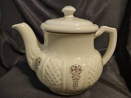 Vintage Porcelier Vitreous China Teapot | eBay