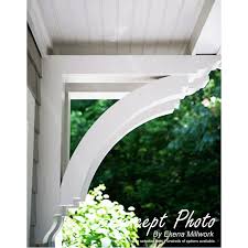 5"W x 16"D x 16"H Standard Legacy Architectural Grade PVC Knee Brace - Walmart.com