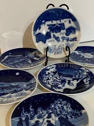 Norway Vintage Porsgrund Collector Plates Christmas 7" Sold ...