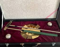 Bombay Company Portable Brass Practice Putter Trophy Box 3 Game Balls Engraving Plate Gift for Him Golf Enthusiasts Vintage Golf Memorabilia - Etsy
