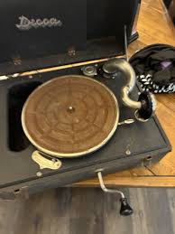 Antique Decca Portable Gramophone Wind Up - 30s-40s | eBay