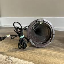 Vintage Art Nouveau Table Lamp: Reverse Painted Glass Shade ...