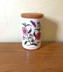Portmeirion Botanic Garden Canister Purple Rock Rose 7 ...