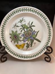 portmeirion botanic garden dinner plate Blue Passion Flower ...
