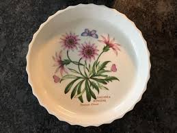 Vintage Portmeirion China Quiche Torte Pan England Treasure ...