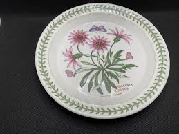 Portmerion botanic garden salad plate GAZANIA RINGENS ...