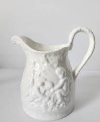 Vtg Crown Staffordshire Surrey White Cherub Bone China ...