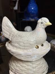 1458 Ceramic Chicken on a nest · Whatnot: Shop, Sell, Connect