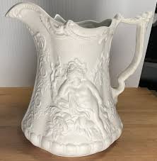 PORTMEIRION BRITISH HERITAGE COLLECTION PARIAN BISQUE GOTHIC Cherub? PITCHER!!! | eBay