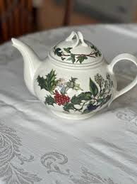 HOLLY & IVY Portmeirion Teapot With Lid - Etsy