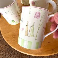 Vintage Portmeirion "up the Garden Path" Coffee Cups – Set of 6 | Susan Williams-ellis, Floral & Literary Design | Springtime Tea Cups - Etsy