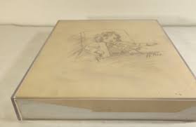 Vtg 1930s OOAK Artwork Pencil Sketch Orphan Child Little ...