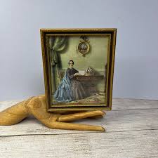 Vintage Small Print, C Taylor, 'mafalda', Framed, Beneath Glass - Etsy Australia