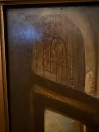 Late 19th Century Antique Interior Genre Oil Painting on ...