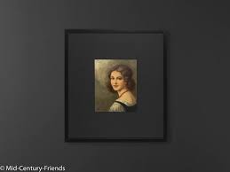 Portrait of a Woman From the 1920s, Oil on Plate, 55 X 60 Cm ...