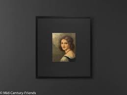 Portrait of a Woman by Clemens Prüssen 1920s Oil on Plate ...