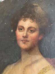 Early 19th Century European Portrait of Woman | Chairish