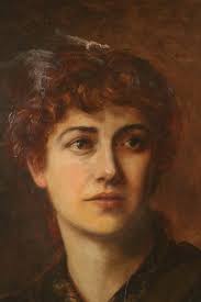 Lot - Valentine Cameron Prinsep, Oil on Canvas Portrait