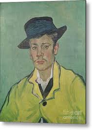 Portrait of Armand Roulin by Van Gogh Metal Print by Vincent Van Gogh - Fine Art America