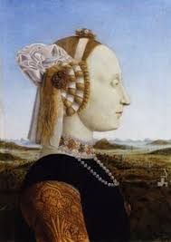 Portrait of Battista Sforza (detail)