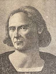 RARE ANCIENT LITO Cristoforo Colombo with Medal : Colombo ...