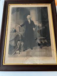 RARE: George Washington 1852 engraving by Alexander Ritchie ...