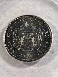 1984 Sierra Leone 10 Cents Graded MS 63 by ANACS Siaka ...