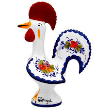 Hand Painted Traditional Portuguese Ceramic Rooster ...