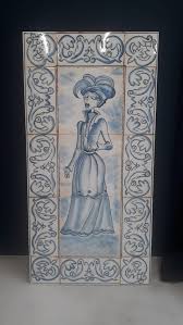 Handcrafted Blue Ceramic Tile Art, Female Figure Wall Decor, Unique Artistic Gift for Her, Modern Home Accent, Feminine Silhouette Artwork - Etsy