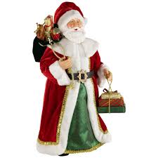 Nordic Style Santa Claus with Gifts Christmas Figure - 24" | Christmas