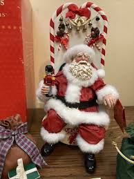 Possible Dreams 10th Anniversary Santa In Candy Cane Chair ...