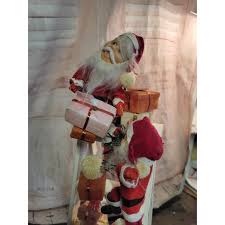 Vintage Wooden Santa Ladder AS IS Gifts Elf Tree Mistletoe ...