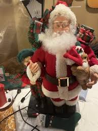 1993 Holiday Creations/ Animated Santa and child Christmas ...