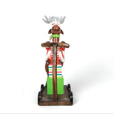 Funny Reindeer Statue Gifts on Scooter Christmas Decor 6.3 FT - Indoor Outdoor | eBay